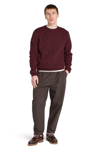 Pull en laine Chunky Yarn - Bordeaux