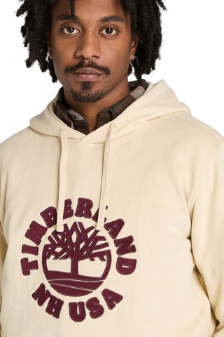 Sweat à capuche Graphic - Beige