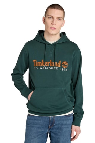 Sweat à capuche Established 1973 - Vert foncé