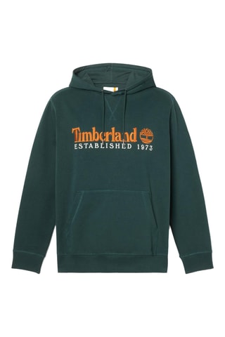 Sweat à capuche Established 1973 - Vert foncé