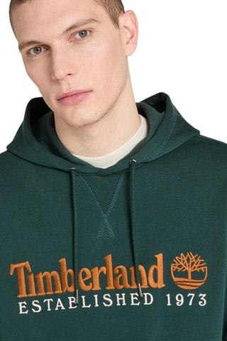 Sweat à capuche Established 1973 - Vert foncé