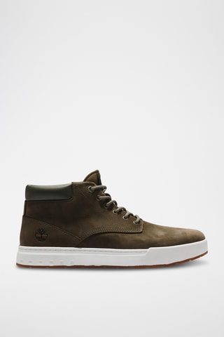 Baskets montantes en cuir Maple Grove - Kaki