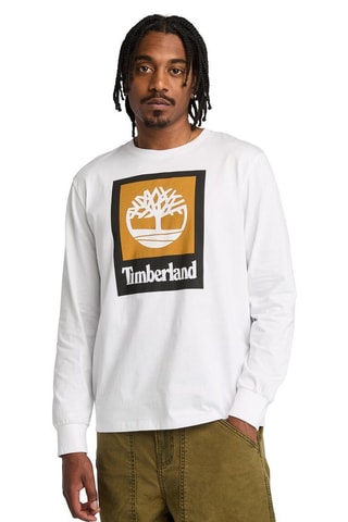 T-shirt Stack Logo - Blanc