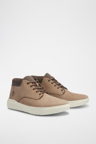 Baskets montantes en nubuck Seneca Bay - Beige