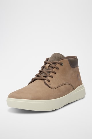 Baskets montantes en nubuck Seneca Bay - Beige