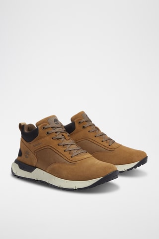 Baskets montantes en cuir Voyager Park - Marron