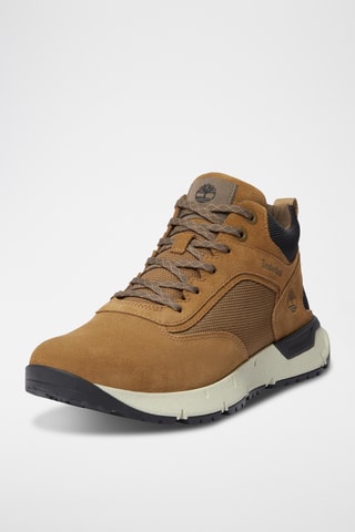Baskets montantes en cuir Voyager Park - Marron
