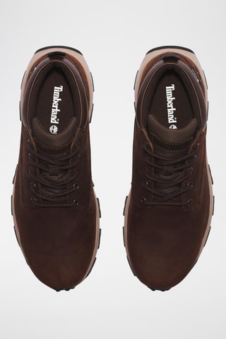 Sneakers montantes en cuir Winsor Park - Marron