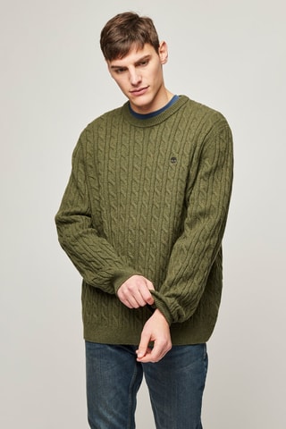 Pull en laine Phillips Brook Vert foncé