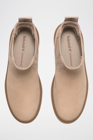 Bottines Chelsea en nubuck - Beige