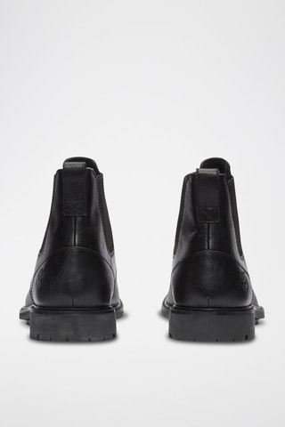 Bottines Chelsea en cuir - Noir
