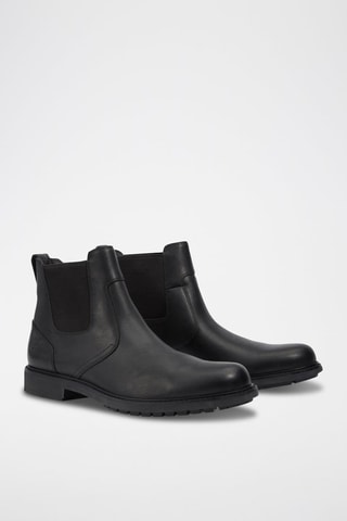 Bottines Chelsea en cuir - Noir