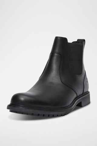 Bottines Chelsea en cuir - Noir