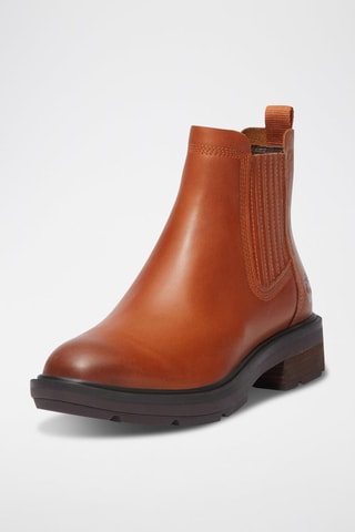 Bottines Chelsea en cuir - Marron