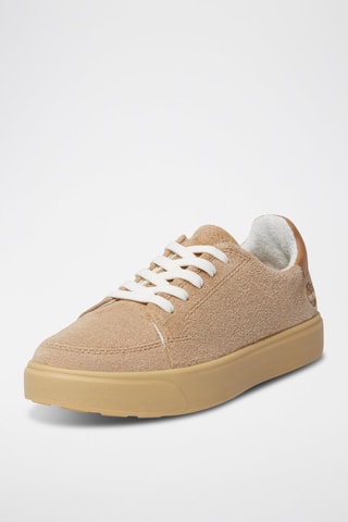 Sneakers en cuir - Beige