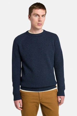 Pull en laine - Bleu marine