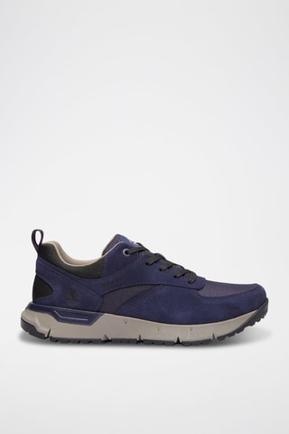 Baskets en cuir - Bleu