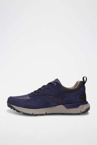 Baskets en cuir - Bleu