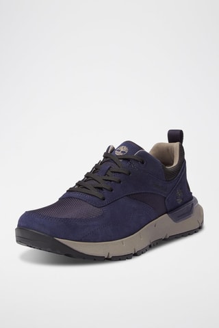 Baskets en cuir - Bleu