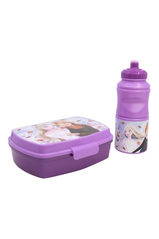 Lunch box et gourde Elsa et Anna La Reine des Neiges Disney