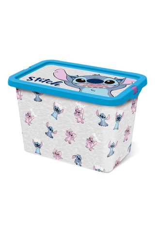 Boîte de rangement Stitch et Angel Lilo et Stitch Disney - 29 x 19,2 x 19 cm - Bleu