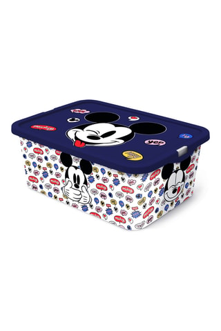Boîte de rangement Mickey Disney - 39 x 29 x 15 cm - Bleu