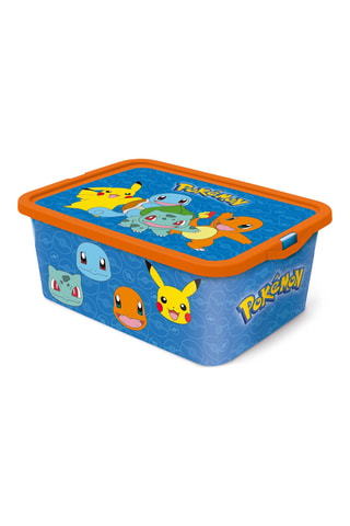 Boîte de rangement Pokémon - 39 x 29 x 15 cm - Bleu