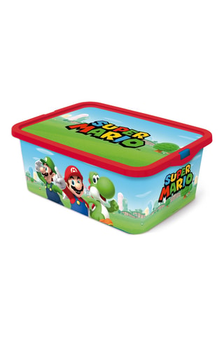Boîte de rangement Super Mario - 39 x 29 x 15 cm - Bleu