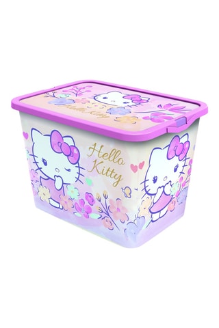 Boîte de rangement Hello Kitty - 39 x 29 x 27 cm - Rose