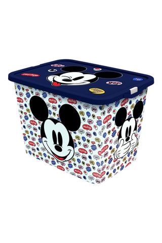 Boîte de rangement Mickey Disney - 39 x 29 x 27 cm - Blanc