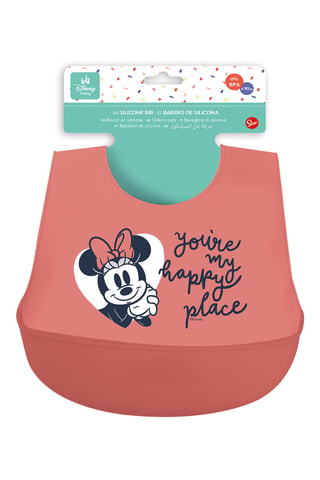 Bavoir Minnie Disney - Rose