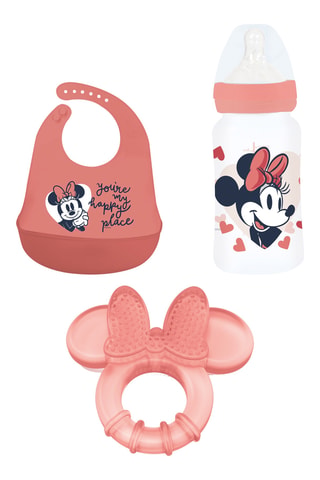 Bavoir, biberon et mordeur Minnie Disney