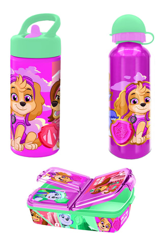 Lunch box et gourdes Pat' Patrouille - 3 pièces