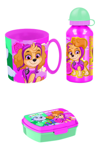 Lunch box, gourde isotherme et mugs Pat' Patrouille