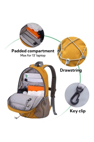 Sac à dos - Jaune