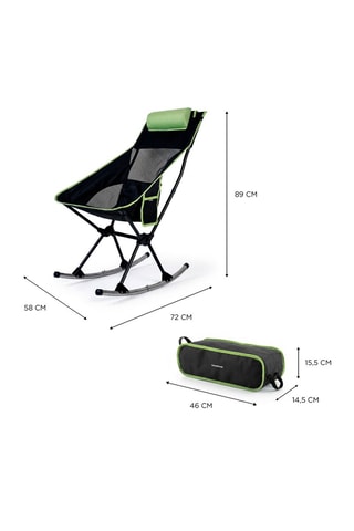 Chaise de camping - 89 x 58 x 72 cm
