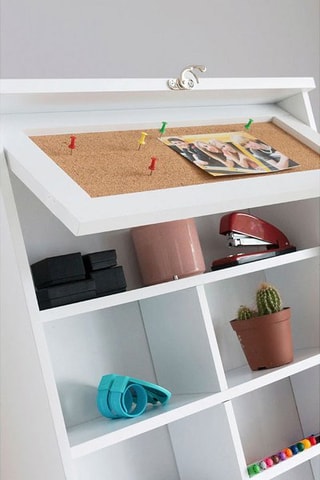 Bureau mural - Blanc