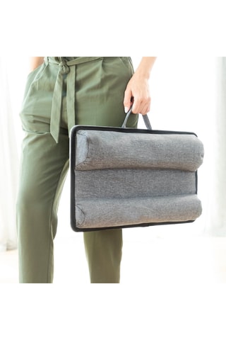 Bureau portable avec coussin XL - Gris