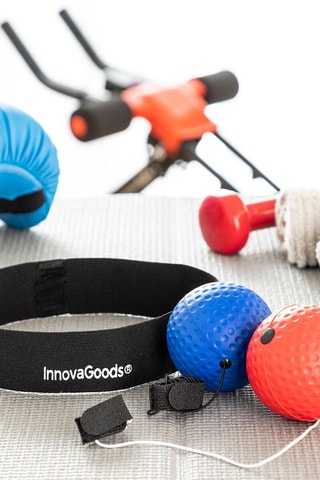 Pack de machine de boxe et set de balles - 50 x 50 x 50 cm
