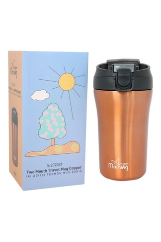 Mug de voyage en acier inoxydable Any Morning - 40 cl