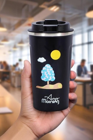 Mug de voyage en acier inoxydable Any Morning - 51 cl