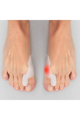 Coussinets métatarsiens en silicone - Blanc