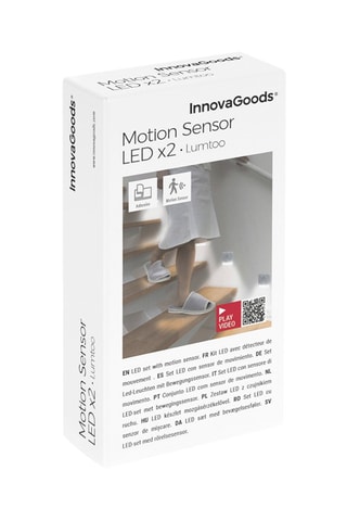 2 lampes LED à détecteur de mouvement