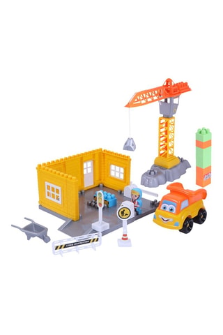 Ensemble de jeu de construction avec grue - 44 pièces