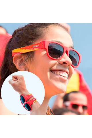 Set distributeur de bière et 2 paires de lunettes - Rouge