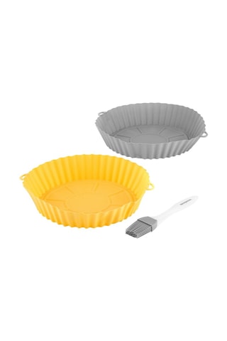 Paniers en silicone et pinceau pour Airfryer