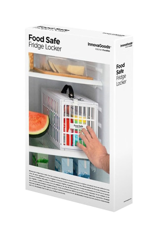 Coffre secret pour réfrigérateur Food Safe - Blanc