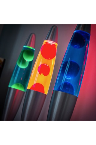 Lampe LED d'appoint - Argenté et bleu