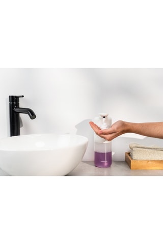 Distributeur automatique de savon en silicone - Blanc
