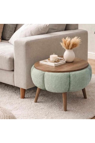 Table d'appoint Papatya - Vert - 45 x 44 cm